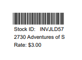 Reminder: Every Item Needs a Barcode